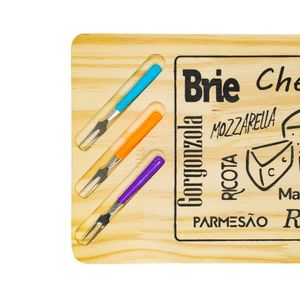 Tábua de Frios com Garfinhos Natural - Debiasi