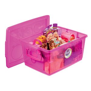 Caixa Organizadora Retangular com Trava 15,3x32,5cm - Ordene