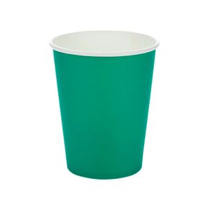 Copo de Festa Liso 270mL Kit com 10 Unidades Verde Bandeira - Silver Plastic