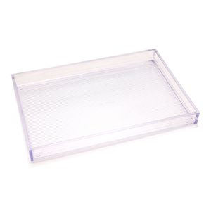 Bandeja Organizadora para Banheiro Cristal 21cm Natural - Arthi