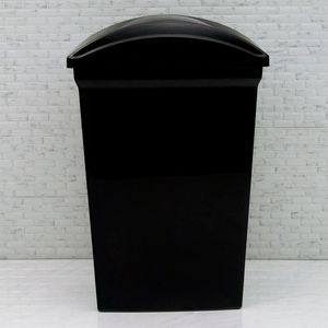 Lixeira de Chão Basculante Slim 15l Preta - Sanremo