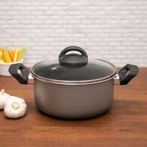 Panela Caçarola Antiaderente Chilli Prata 20cm - Brinox