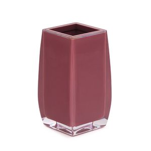 Porta Escova de Dente Plástico 11,5cm Vinho - Sottile