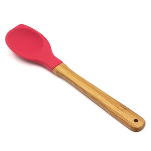 Colher de Silicone Raspadora Rosa - Nativus
