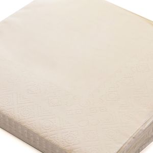 Guardanapo de Papel Liso Marfim 33cm - Sur La Table