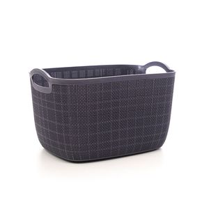 Cesto Organizador Multiuso 38cm Cinza - Home Space