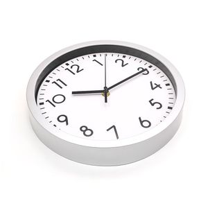 Relógio de Parede 25,4cm Branco Silver- Sottile