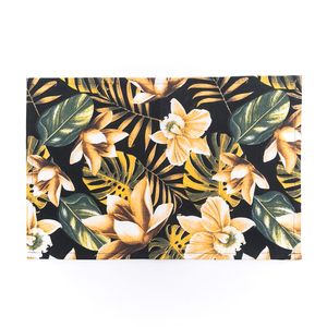 Lugar Americano Acqua 30x45cm Jasmim Preto - Branyl