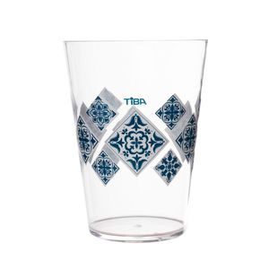Copo Cônico 350mL Azulejos - Tiba