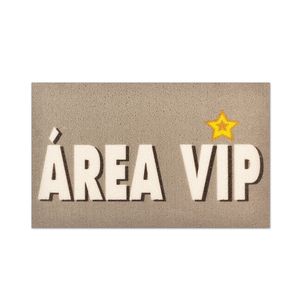 Capacho Retangular Área Vip 40x60cm - Euro Mats