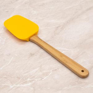 Espátula de Silicone 25,5cm Amarela - Nativus