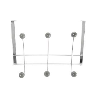 Cabideiro para Porta com 6 Ganchos Home Branco - Home Space