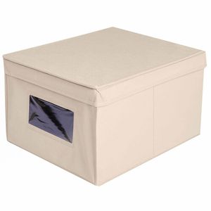 Caixa Organizadora Retangular com Visor 25x45cm - Home Space