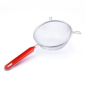 Peneira de Inox 14cm Vermelha - Lumina