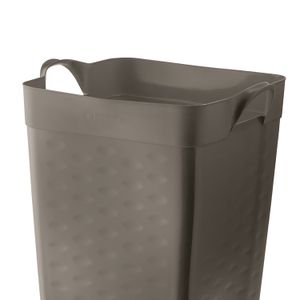 Cesto Organizador Multiuso Quadrado 34,8x33,5cm Cinza - Sanremo
