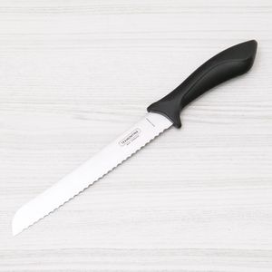 Faca Tramontina para Pão Affilata 20,32cm Preta