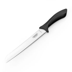 Faca Tramontina para Pão Affilata 20,32cm Preta