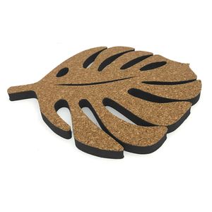 Descanso de Panela Folha 18cm Preto - Utility