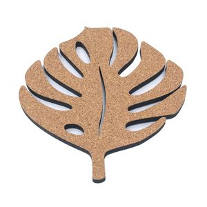 Descanso de Panela Folha 18cm Preto - Utility