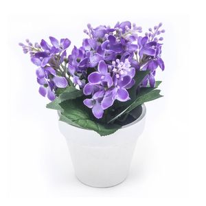 Cachepot de Plástico Lisse 9x18cm Roxo - Sottile