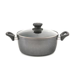 Caçarola Antiaderente Angra 20cm Cinza - Meridional