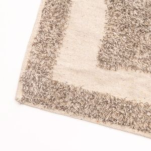 Tapete para Banheiro Retangular 40x60cm Taupe - Comoditá