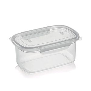 Pote com Travas Retangular 2,2l Transparente - Nitron