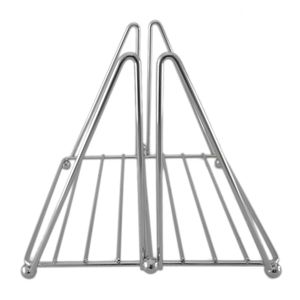Porta Guardanapo Triangular 19cm Prata - Cromata