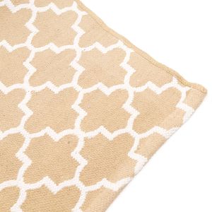 Tapete para Sala Jacquard Souk 150x200cm Bege - Comoditá