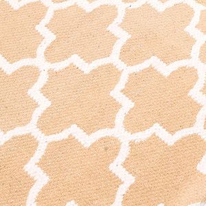 Tapete para Sala Jacquard Souk 200x250cm Bege - Comoditá