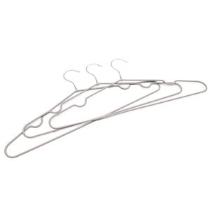 Conjunto de Cabides Emborrachados 3 Peças Cinza - Home Space