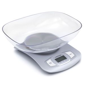 Balança de Cozinha Digital Gourmet 5kg Prata - Vetta