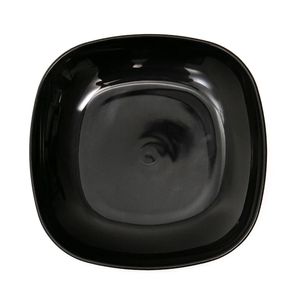 Prato de Lanche Preto 17cm Mix Quadrado - Coza