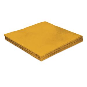 Guardanapo de Papel Folha Dupla 20 Folhas Amarelo - Silver Plastic