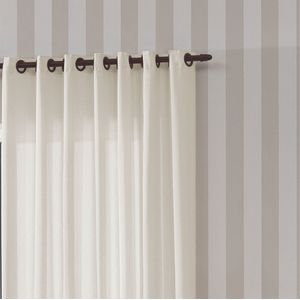 Cortina para Sala / Quarto Rústica Pantex 3,6 X 2,5m Cru - Bella Janela