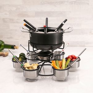 Panela de Fondue 22 Peças Eldorado Preta - Meridional