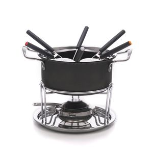 Panela de Fondue 11 Peças Gramado Preta - Meridional