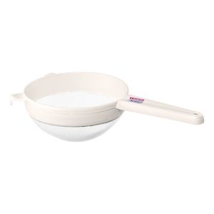 Peneira de Plástico 18,5cm Branca - Sanremo