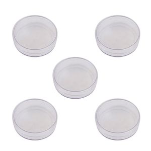 Jogo de Caixinhas 5 Peças Redondo Cristal - Waleu