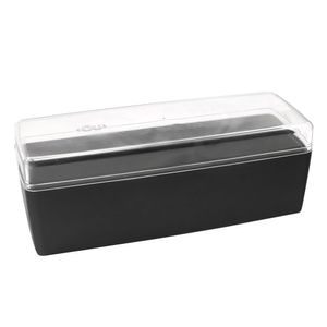 Porta Sachê Chá com Tampa Preto - Martiplast