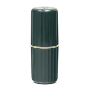 Porta Escova de Dente Poliestireno Groove 21cm Verde - Martiplast
