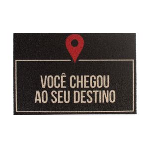 Capacho Retangular Você Chegou Ao Seu Destino 40x60cm - Euro Mats