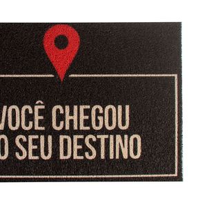Capacho Retangular Você Chegou Ao Seu Destino 40x60cm - Euro Mats