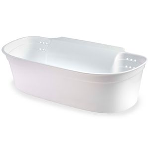 Bandeja de Descarte 10x30x17cm Branca - Plasvale