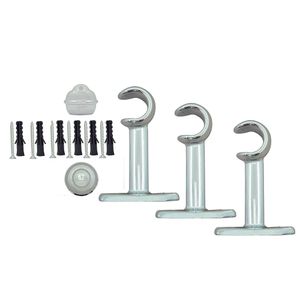 Kit Varão para Cortina 28mm X 4m Cromado - Bella Arte