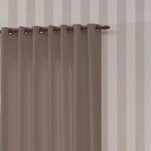 Cortina para Sala / Quarto Rústica Pantex 3,6 X 2,5m Camurça - Bella Janela