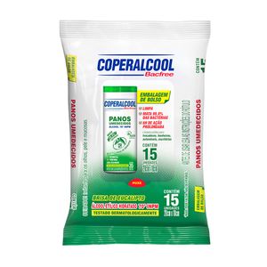Pano Umedecido Bacfree 70 15 Unidades Eucalipto - Coperalcool