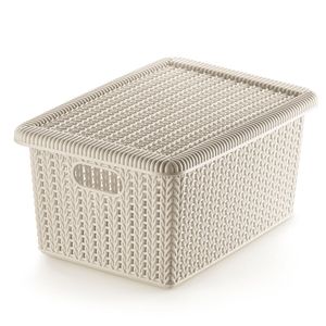 Caixa Organizadora 28cm Bege - Ordene