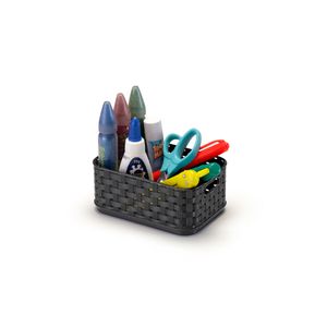 Caixa Organizadora 520mL Rattan Preto - Arthi