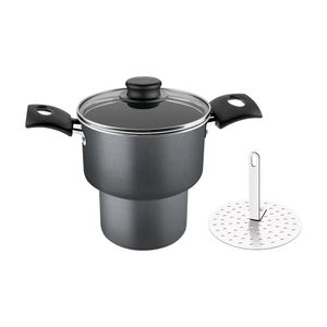 Cuscuzeira Tramontina Turim 14cm Cinza